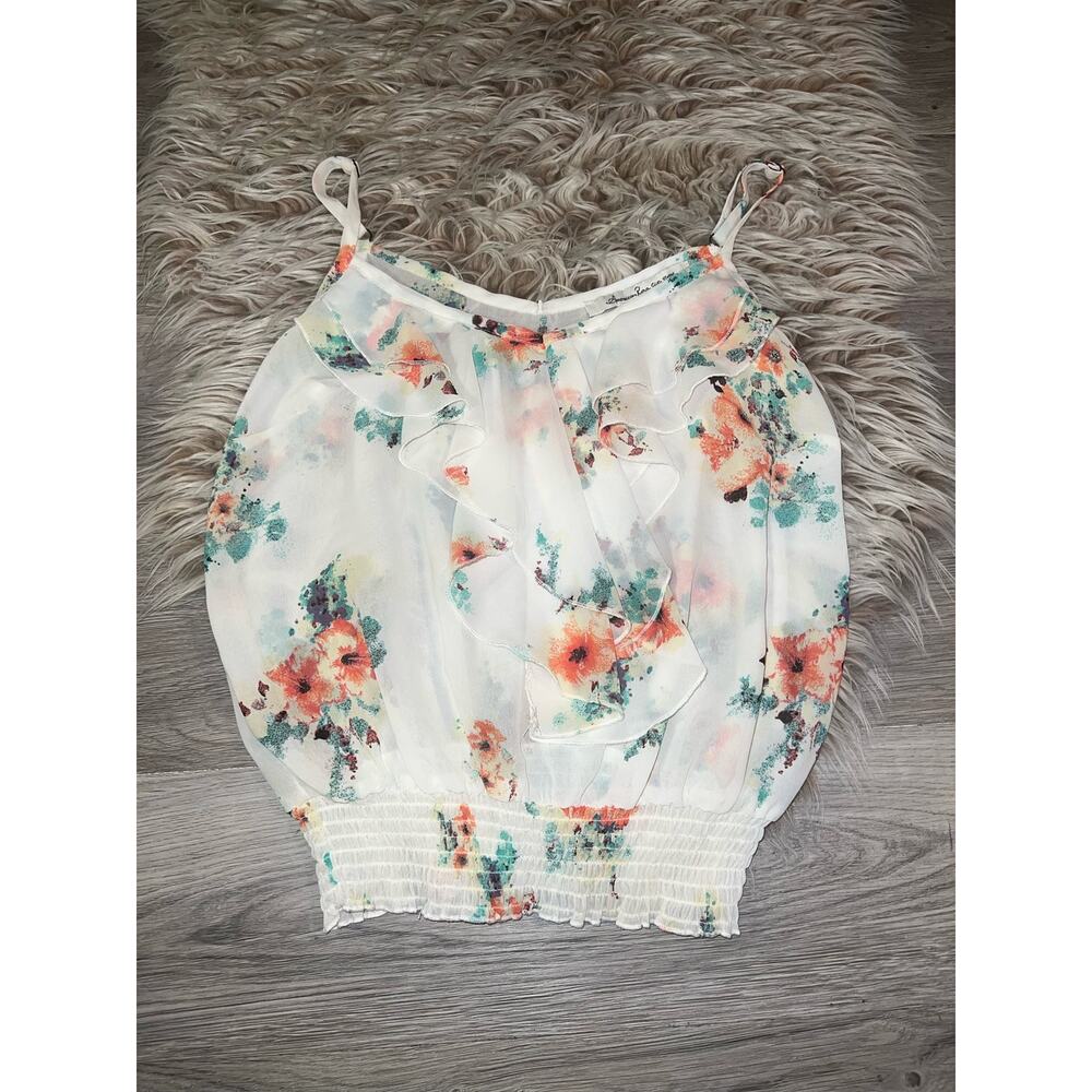 American rags women’s ruff floral tank top - Picture 3 of 9